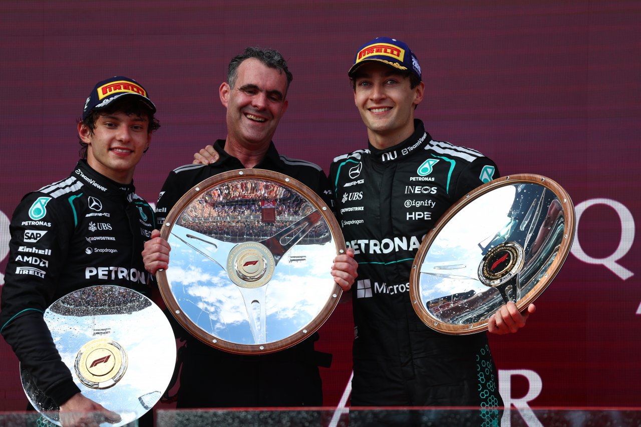 Kimi Antonelli v Melbournu kot Michael Schumacher